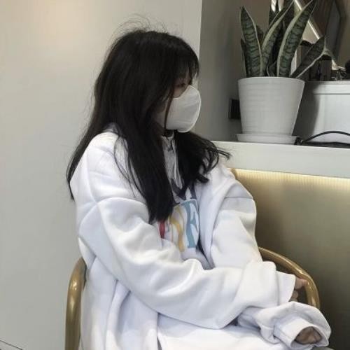 清純女生不露臉頭像真人头像