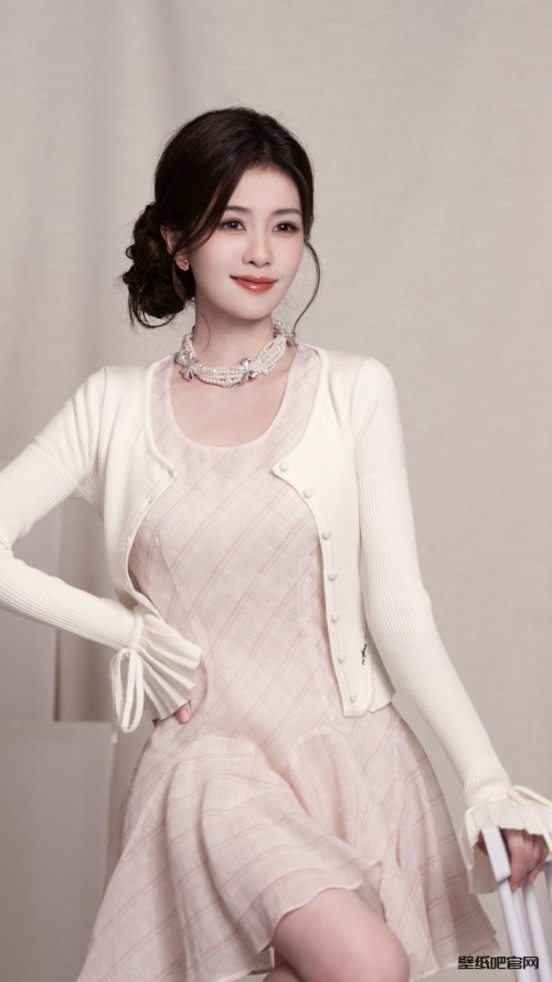 温馨美女白鹿 裙子 4k高清手机壁纸竖屏