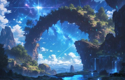 山桥唯美梦幻星空壁纸3840x2160