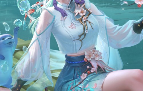 王者荣耀上官婉儿 春霖将至4k高清手机壁纸全面屏