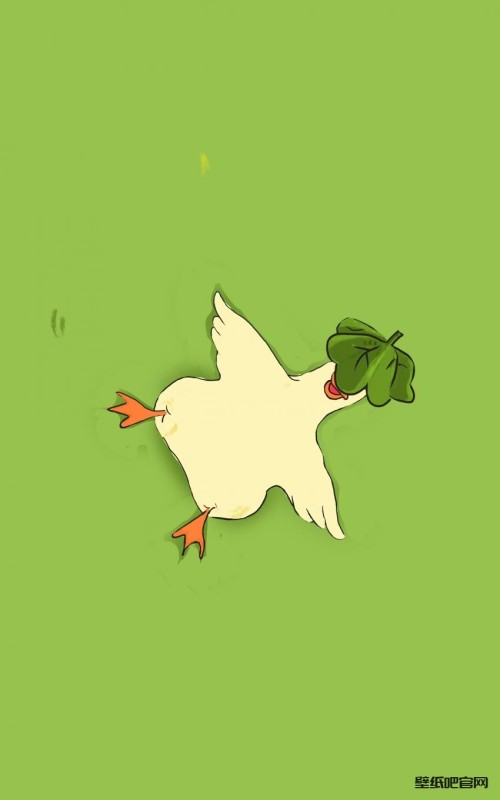 原创忘忧草快乐鸭壁纸超清