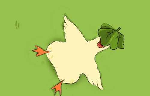 原创忘忧草快乐鸭壁纸超清