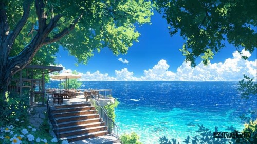 夏天南京玄武湖动漫壁纸3840x2160