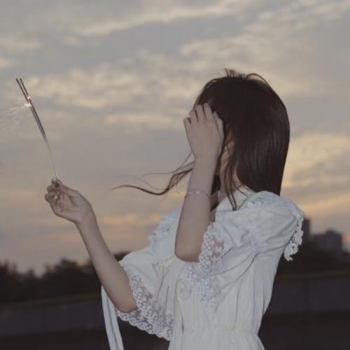 清純女生不露臉頭像真人头像