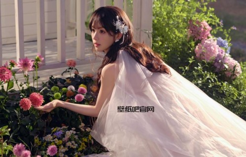 美女鲜花田曦薇4K高清壁纸3840x2400