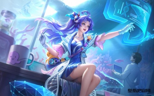 王者荣耀朵莉亚-幻海寻迹壁纸3840x2400