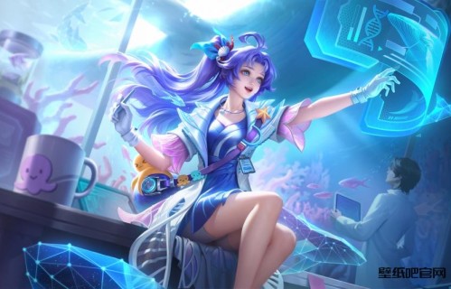 王者荣耀朵莉亚-幻海寻迹壁纸3840x2400
