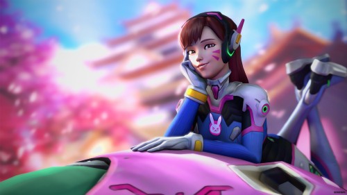 守望先锋d.va 4k壁纸