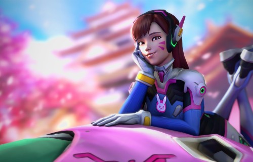 守望先锋d.va 4k壁纸