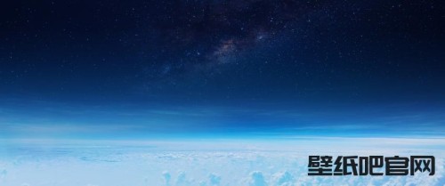 蓝色星空云层3440x1440壁纸