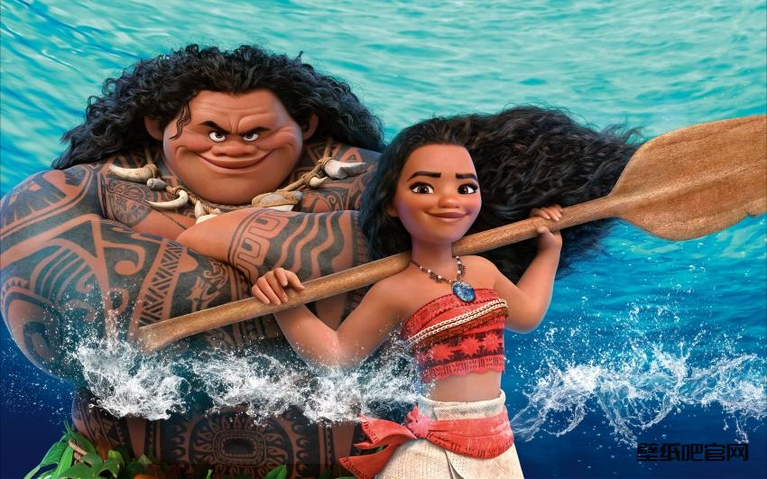 海洋奇缘 Moana 毛伊 莫亚娜 高清海报图片  高清海报壁纸 第1张